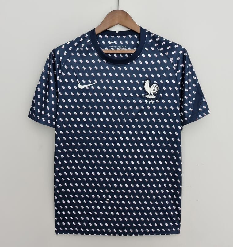 2022/23 France Black Pre-Match Training Shirt